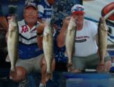 Finishing day two in fourth place is Wayne Butz. Butz and his co-angler partner, Doug Janssen, caught five walleyes Thursday that weighed 55 pounds, 7 ounces.