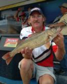 Sitting in fifth place is pro Ken Schoenecker with a three-day total of 74 pounds, 14 ounces.