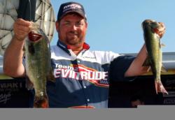 Dan Morehead's winning two-day weight was 29 pounds, 10 ounces. He caught Saturday