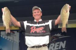 Pro Joe Balog of Harrison Township, Mich., recorded a two-day catch of 37 pounds, 12 ounces to fish the Lake Erie event in second place.