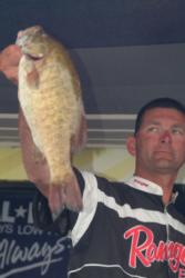 Pro Chris Baldwin of Lexington, N.C., netted a catch of 31-pounds, 9-ounces to capture sixth place at the Stren Series event at Lake Erie.