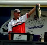 Tim Pettit earned $450 for the Snicker's Big Bass award in the Pro Division thanks to a 5-pound, 10-ounce bass.