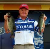 Pro Mark Rose finished day two on the Mississippi River in fifth place with a two-day total of 26 pounds even.