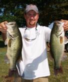 Pro Matt Arey of Shelby, N.C., caught a limit weighing 16 pounds, 2 ounces and placed third Wednesday.