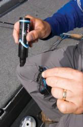 FLW Tour pro Jay Yelas often colors his braided line to give it a camo appearance.
