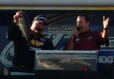 Pro Dion Hibdon sacked 19-9 on Saturday to win the FLW Series event on Lake of the Ozarks.