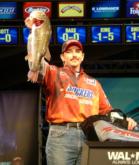 Ricky Scott of Van Buren, Ark., leads the Stren Series Championship after day three with five bass weighing 16 pounds, 2 ounces.
