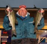 Pro Matt Herren of Trussville, Ala., is in fourth place with a two-day total of 18-2.