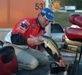 Jim Moynagh finished the FLW Series Lewis Smith Lake tournament in eighth place.