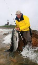 Montauk striper runs draw thousands of anglers to these shores every year in search of huge numbers of heavyweight striped bass.