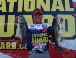 Pro Scott Martin rebounded nicely on day three with a limit weighing 19-7.