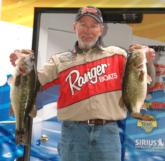 David Truax caught the heaviest stringer of the day to move into fourth place with a three-day total of 45-11.