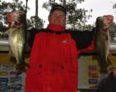 In the fifth spot is Stan Burgay, whose 16-pound, 5-ounce catch today bumped his three-day total to 43-13.