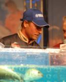 Pro Bryan Thrift of Shelby, N.C., is in third place after day three with 7 pounds, 6 ounces.