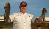 Former Marine Rob Boyer took the co-angler lead with only four bass. They weighed 14 pounds, 3 ounces.