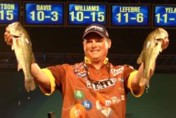 John Sappington caught a five-bass limit that weighed 12-7 Sunday and finished the tournament in 8th place.