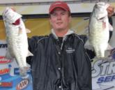 Pro Craig Dowling of Many, La., continues his hot streak with a day-one catch of 19-4.