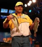 Doug Blank caught 15 pounds, 4 ounces to lead Northern Division contenders. His catch was also the second-heaviest boater catch of the day.