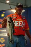 FLW Tour pro Alvin Shaw was in fifth place after an 11-pound, 11-ounce catch.