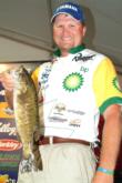 Pro Ray Scheide of Russellville, Ark., qualifed for the semifinals at the Wal-Mart Open in seventh place.