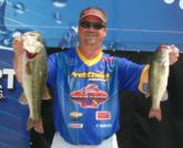 Brian Maloney leads the Missouri state team with a 10-pound, 6-ounce catch that put him third overall.