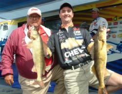 Pro Tom Keenan is eighth with one day of competition remaining and co-angler James Plummer is fourth. 