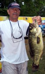 Valeri Timofeev of East Stroudsburg, Pa., took over the Co-angler Division lead with a two-day total of 24 pounds, 8 ounces. He caught a monster limit weighing 17-10 Thursday.