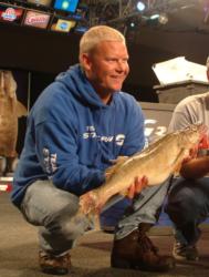 Walleye pro Jeff Seyka is in 19th place after day one at Cleveland.