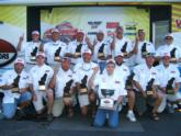 The Delaware state team, pictured here, caught the most bass over three days of competition, earning their team No. 1 status and the tournament