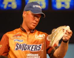Greg Vinson of Wetumpka, Ala., finished fifth with a two-day total of 14 pounds, 9 ounces worth $16,620.