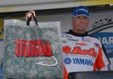Day one leader Russell Lane of Prattville, Ala., slipped to second place on day two with a 13-pound, 13-ounce limit of bass that gave him a two-day total of 33 pounds, 14 ounces.