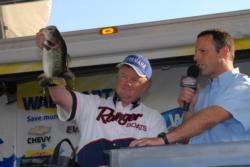 Mark Rose of Marion, Ark., finished fifth with a four-day total of 61 pounds, 8 ounces worth $20,000.