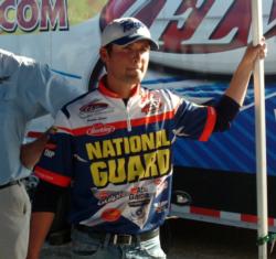 Justin Lucas finished fourth among the co-anglers with 46 pounds, 3 ounces over three days.