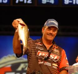 PTSI pro Ron Shuffield of Bismarck, Ark., finished third with a two-day total of 15 pounds, 13 ounces worth $40,000.