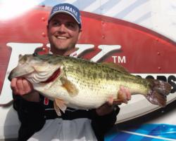 This 13-pound, 11-ounce whopper won big bass honors for pro Brett Davies.