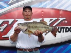 Sticking with a dropshot rig and working it slowly paid off for Ramon Fonseca, who caught a 10-pound, 9-ounce bass - the biggest co-angler fish of day three.