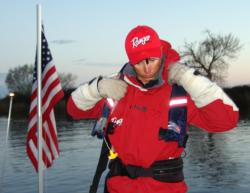 Leading the final field, National Guard pro Brent Ehrler hopes to catch fish despite unfavorable tides.