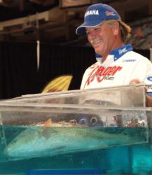 Third place belonged to pro Arthur Price, Jr., of New Port Richey, Fla. Price qualified for the semifinals after landing a two-day stringer weighing 29 pounds, 9 ounces.