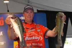 Glenn Browne of Ocala, Fla., has been as red-hot as his Berkley jersey lately, posting his second FLW Tour top 10 in a row at Norman.