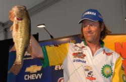 BP pro Jim Moynagh of Carver, Minn., is in third place with a two-day total of 27 pounds even.