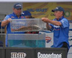 Terry Segraves of Kissimmee, Fla., and Bill Edwards of Pembroke, Fla., finished third with a three-day total of 41-01.