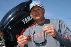Jigs and shaky head worms kept fourth place pro Cody Martin in the hunt.