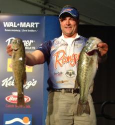 Rogers, Ark., pro Greg Bohannan is in fourth place after day one on his home lake.