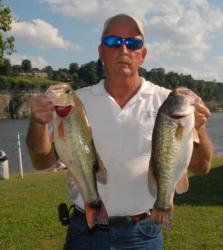 Local pro Bob Garrison of Baldwyn, Miss., finished day one in fourth place with 17 pounds, 1 ounce.