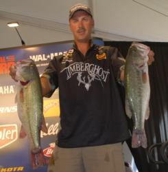 Andy Morgan of nearby Dayton, Tenn., pleased his hometown fans with a 19-pound, 7-ounce catch on day one for third place.