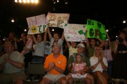 The Craig Powers cheering section made their presence known at the day-three weigh-ins.