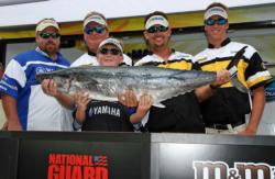 In third place, Team Century-Yamaha weeded through about 40 mid-sized kings to find their 42-pound, 12-ounce fish.