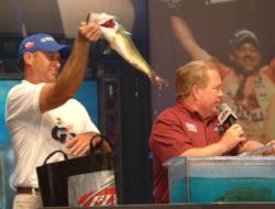 Chris Hults of Vancleave, Miss., finished third overall in the Co-angler Division at the 2008 Forrest Wood Cup.
