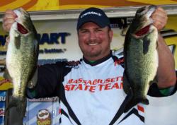 After leading day one, Pennsylvania pro Hugh Worth III slipped to third.