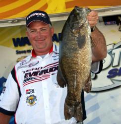 Mississippi pro Monte Knight won Big Bass honors with his 5-pound, 10-ounce smallie.